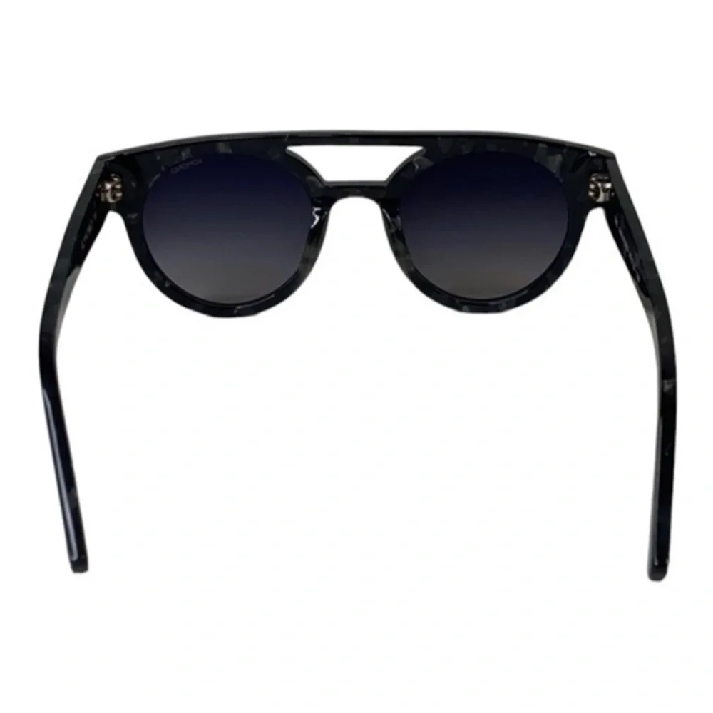 Komono Sunglasses Dreyfuss NEW black marble round